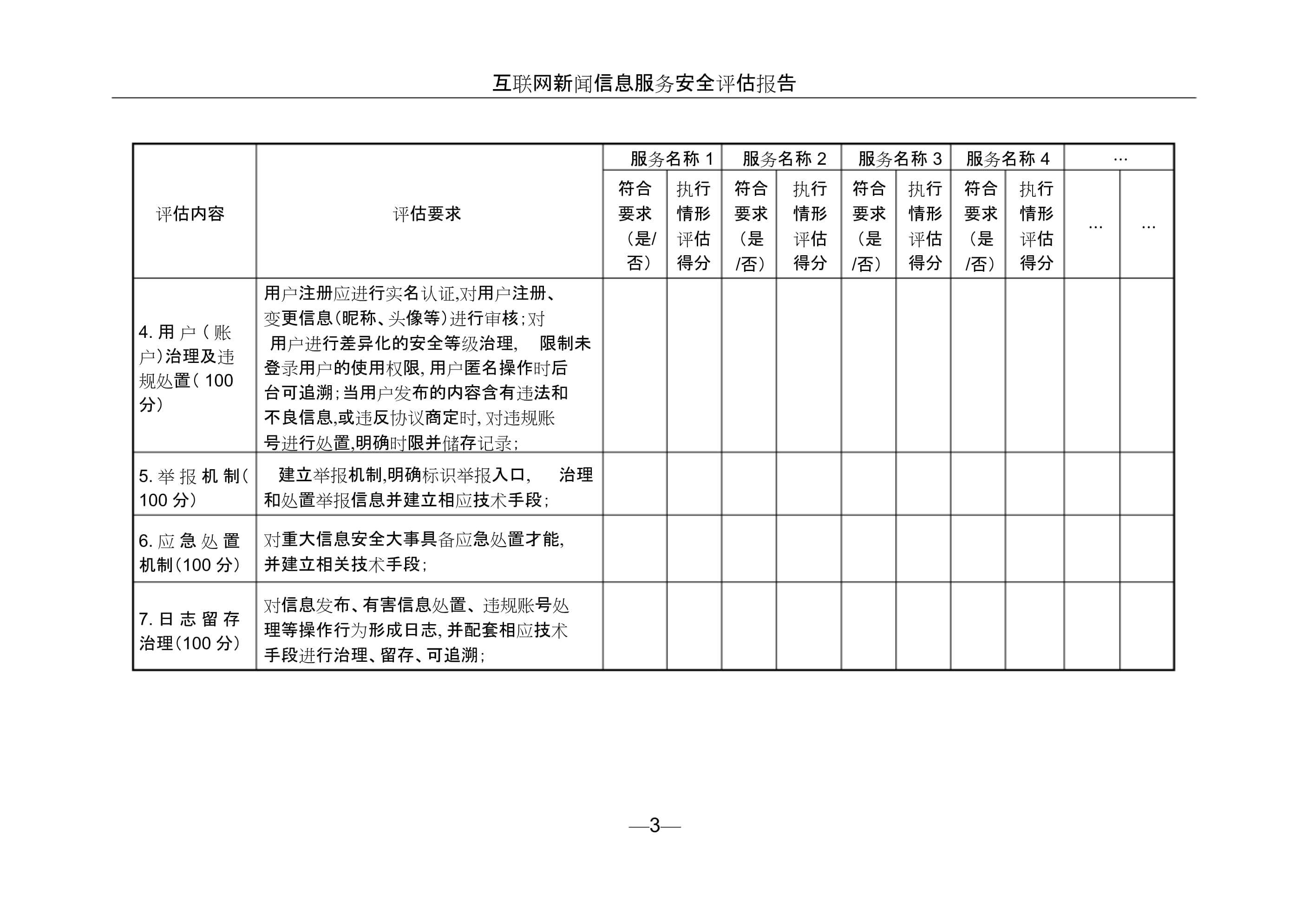2022年度互聯網新聞信息服務安全評估報告模板解析